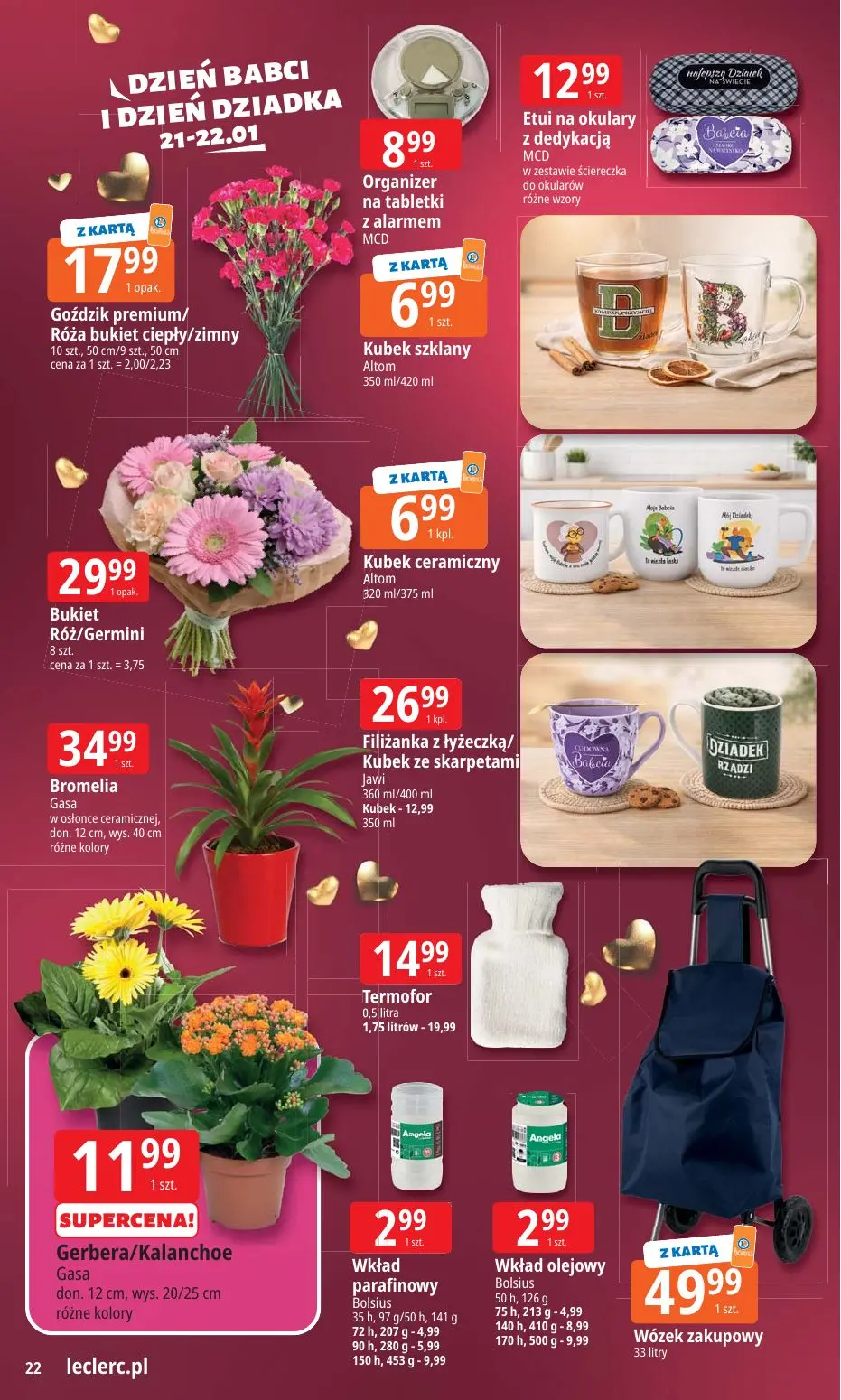 gazetka promocyjna E.Leclerc Dzień Babci i Dziadka w super cenie  - Strona 22