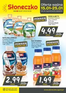 Gazetka promocyjna Słoneczko, ważna od 2026-01-15 do 2026-01-25.
