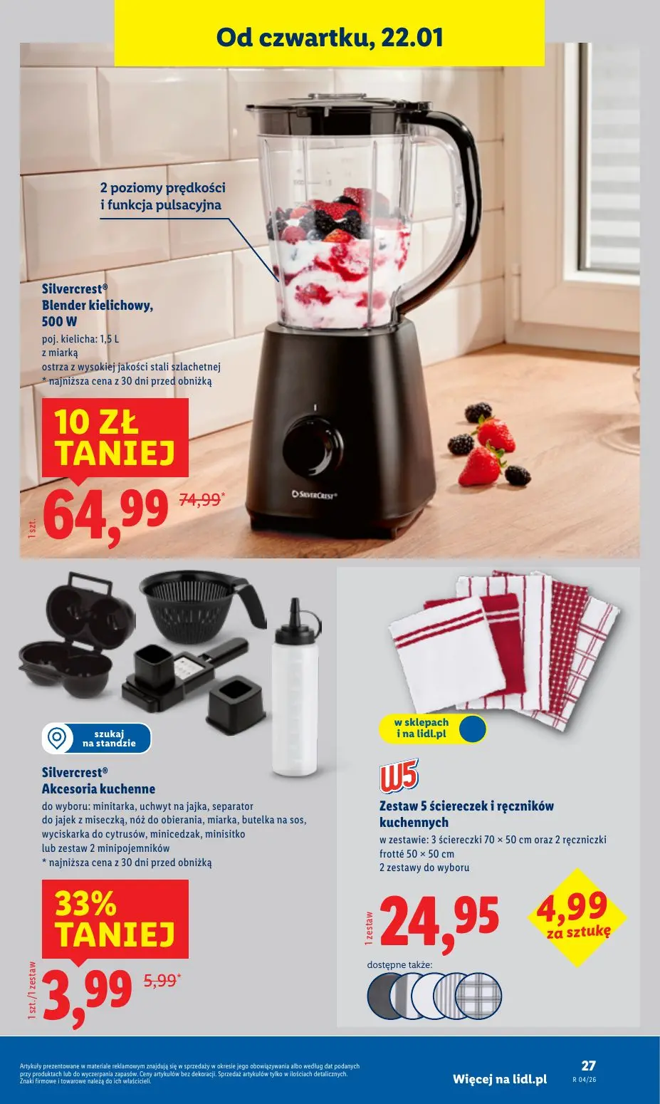 gazetka promocyjna LIDL Co tydzień nowe okazje - Strona 29