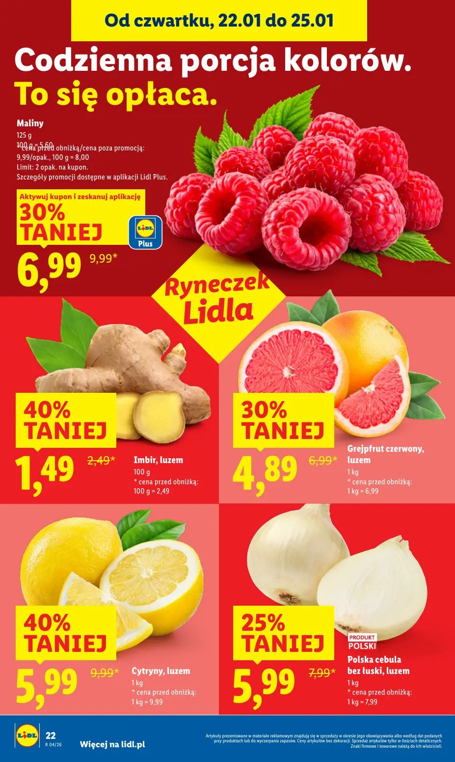 gazetka promocyjna LIDL Od czwartku - Strona 22