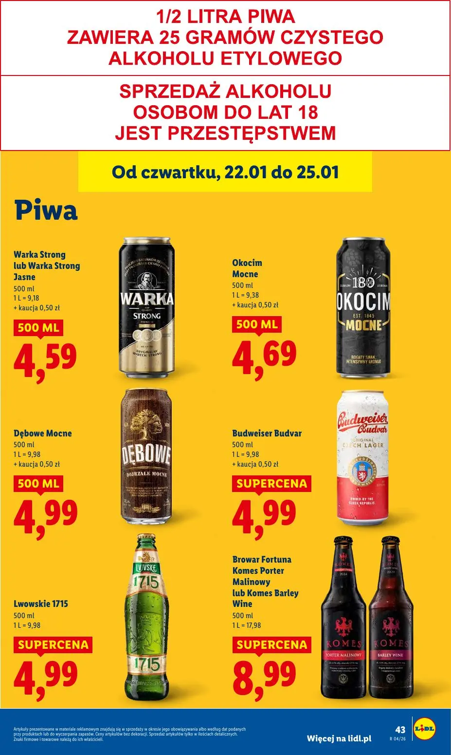 gazetka promocyjna LIDL Od czwartku - Strona 43