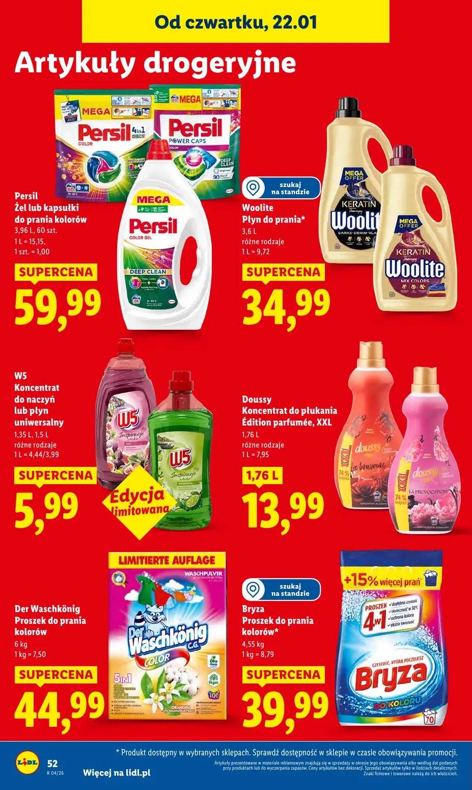 gazetka promocyjna LIDL Od czwartku - Strona 52