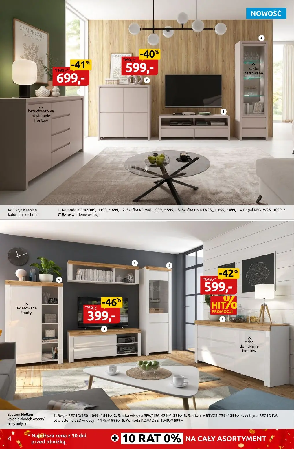 gazetka promocyjna Black Red White Nowy rok - Nowe wnętrze do -55% - Strona 4