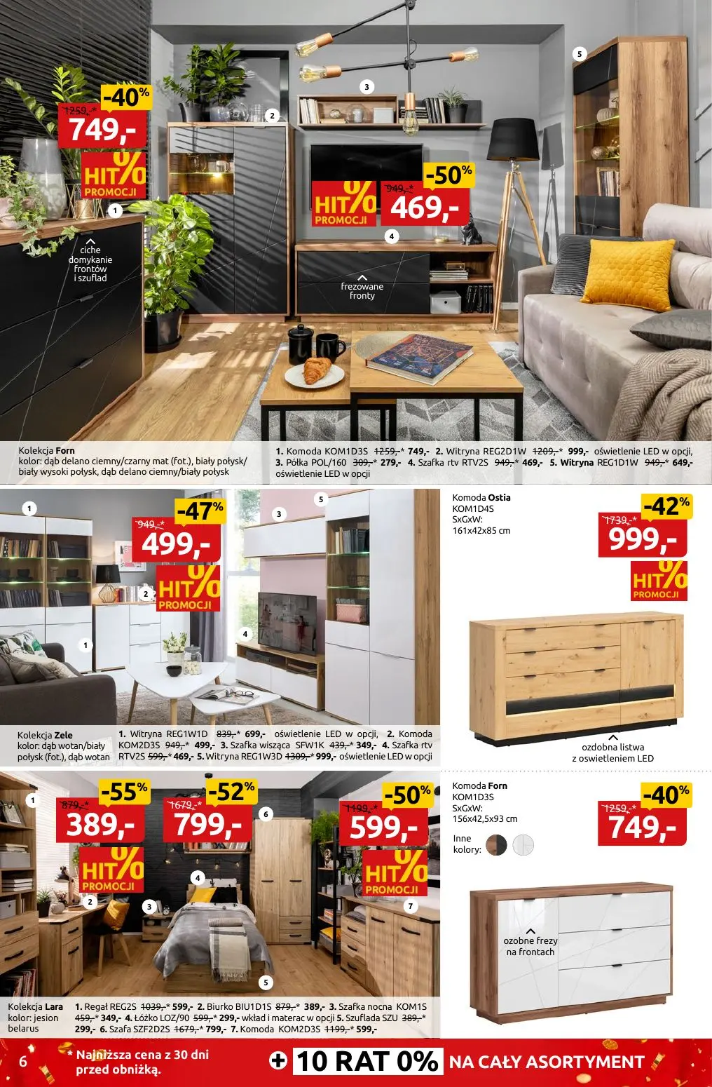 gazetka promocyjna Black Red White Nowy rok - Nowe wnętrze do -55% - Strona 6