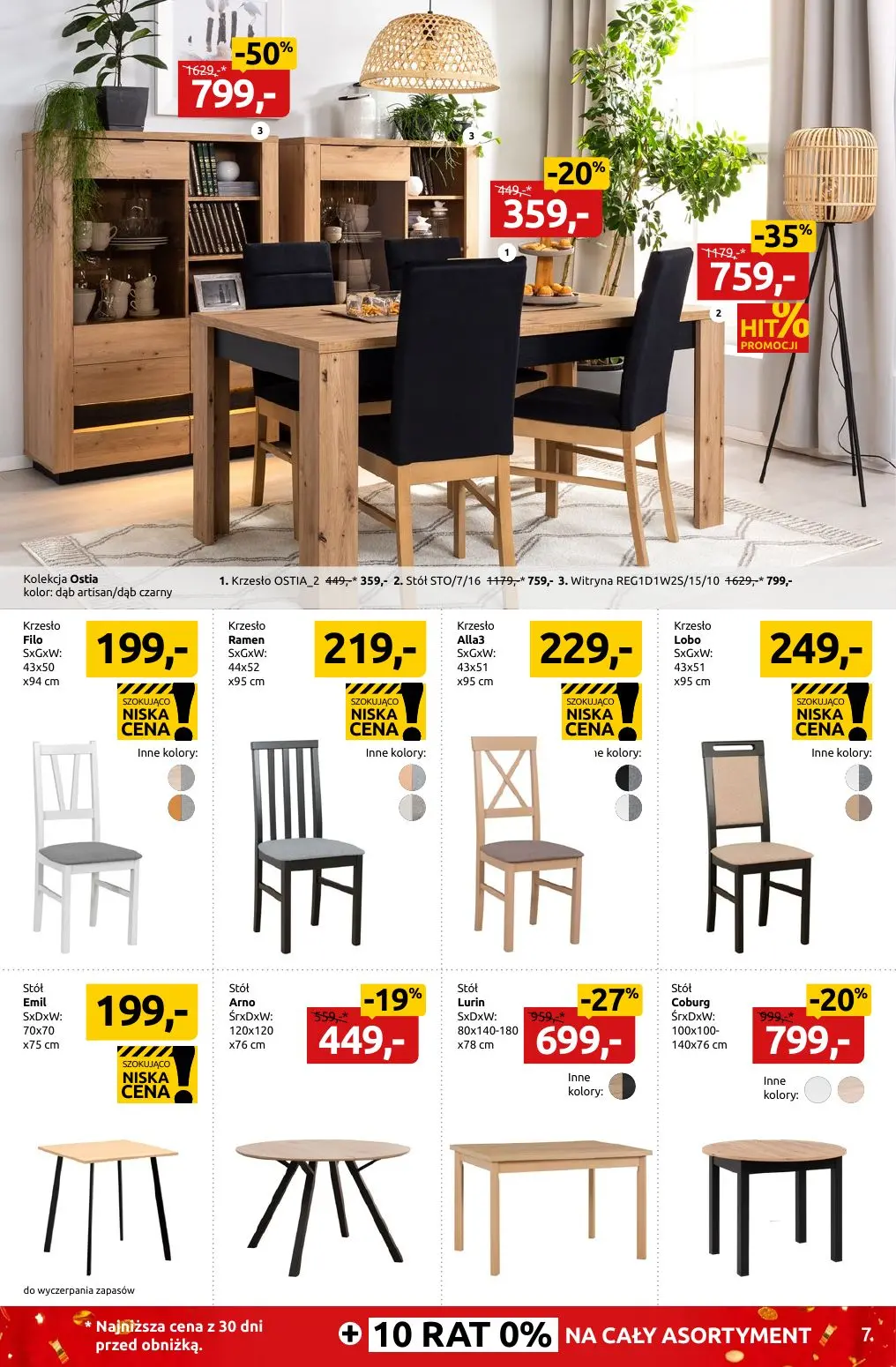 gazetka promocyjna Black Red White Nowy rok - Nowe wnętrze do -55% - Strona 7