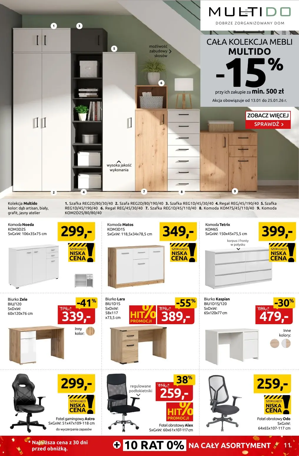 gazetka promocyjna Black Red White Nowy rok - Nowe wnętrze do -55% - Strona 11