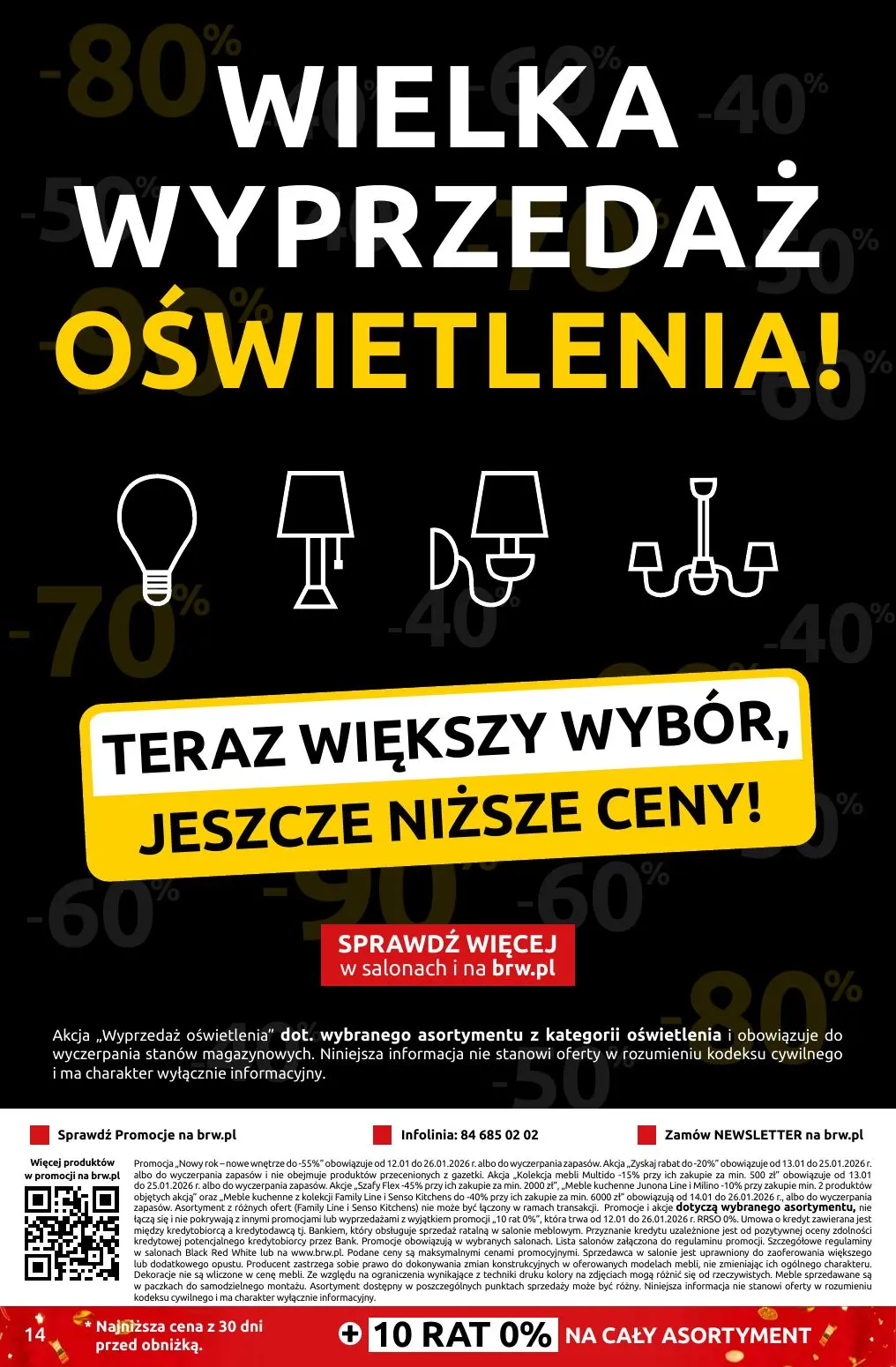 gazetka promocyjna Black Red White Nowy rok - Nowe wnętrze do -55% - Strona 14