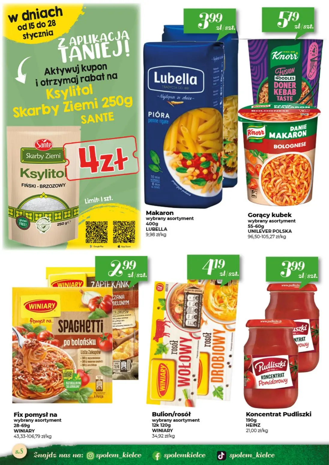 gazetka promocyjna Społem Kielce  - Strona 8