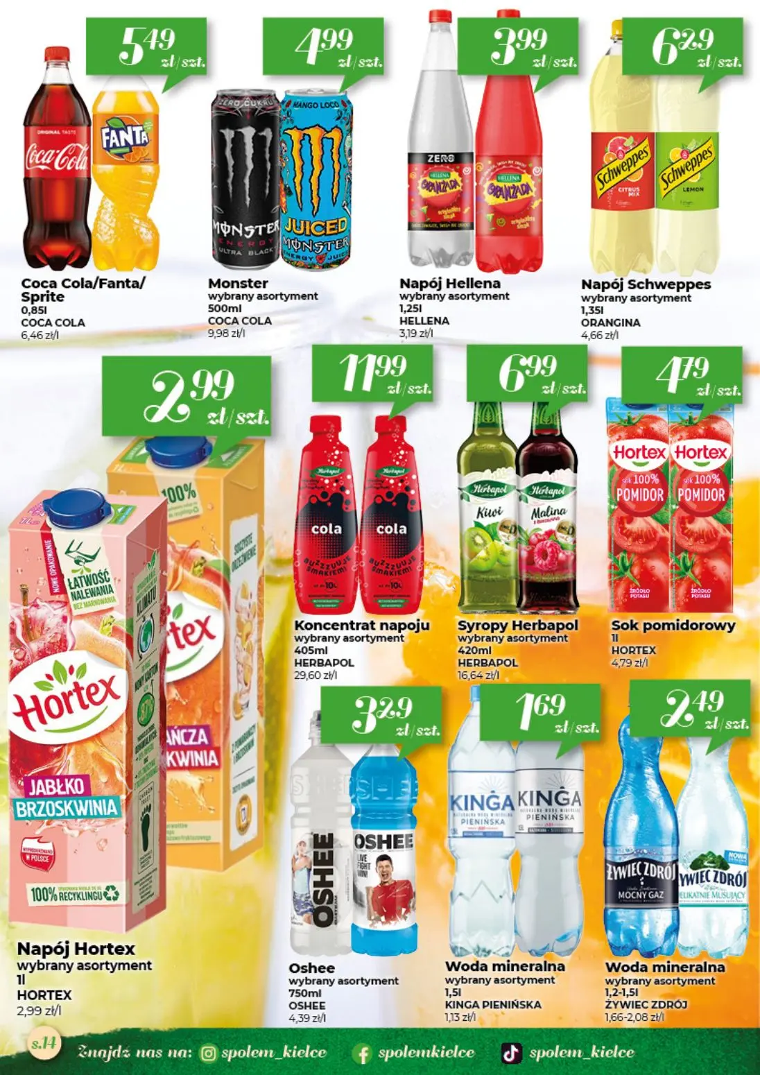 gazetka promocyjna Społem Kielce  - Strona 14