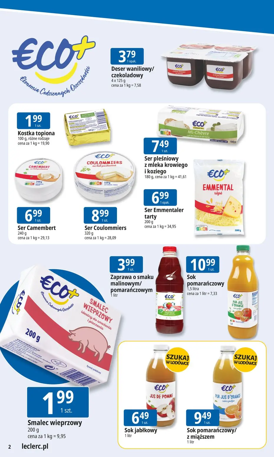 gazetka promocyjna E.Leclerc Tanio to tu! - Strona 2