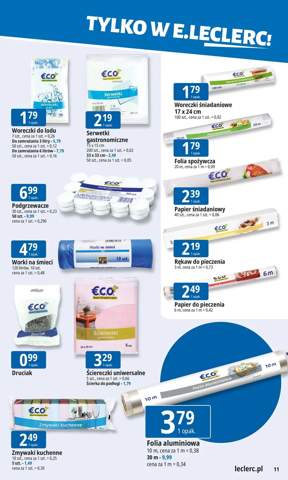 gazetka promocyjna E.Leclerc Tanio to tu! - Strona 11