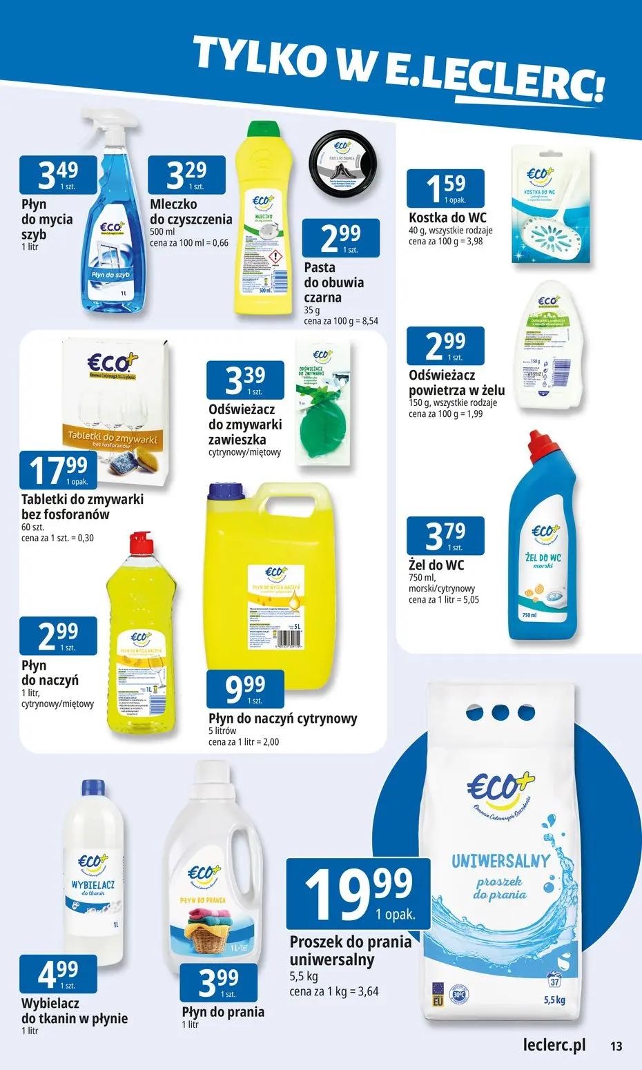 gazetka promocyjna E.Leclerc Tanio to tu! - Strona 13