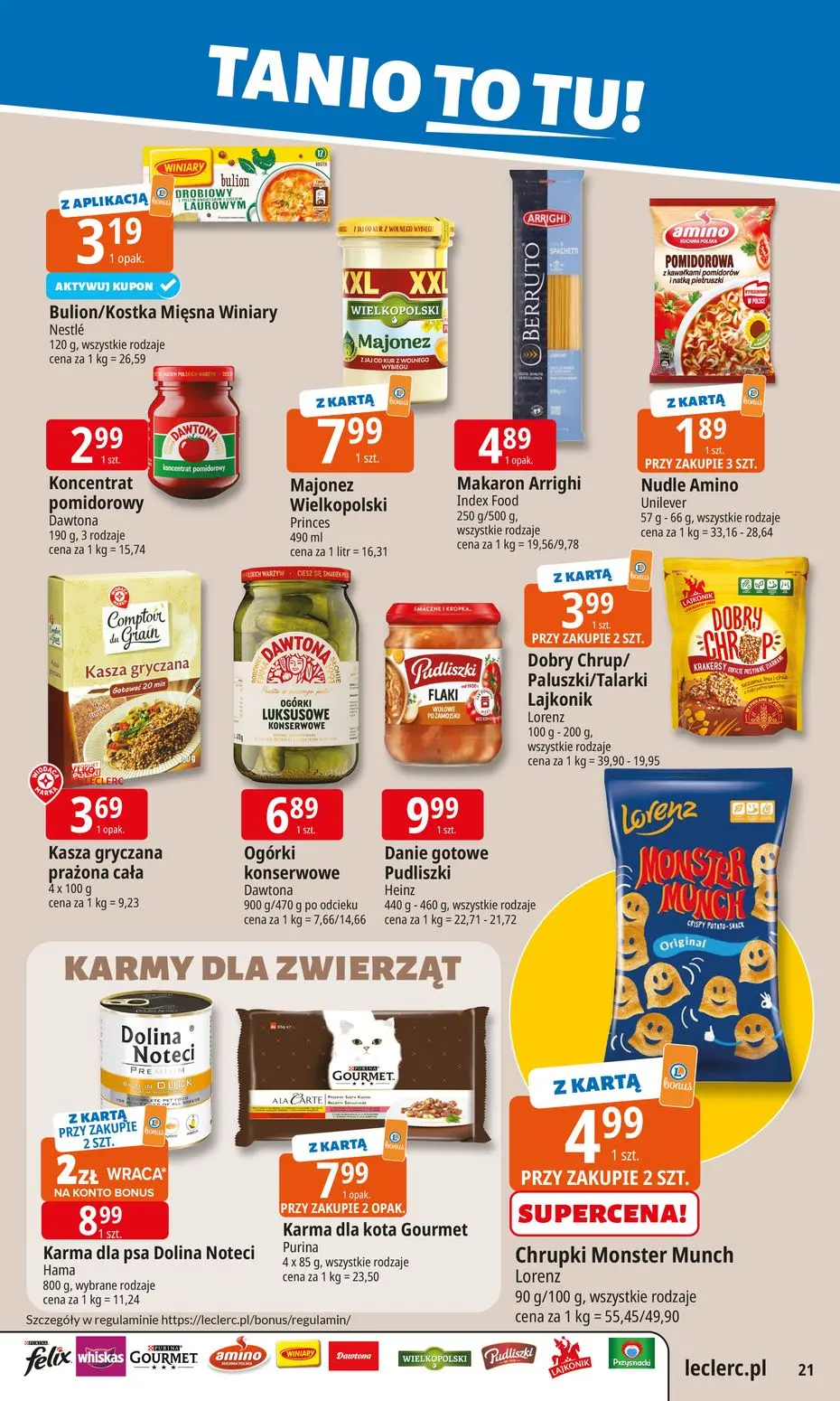 gazetka promocyjna E.Leclerc Tanio to tu! - Strona 21