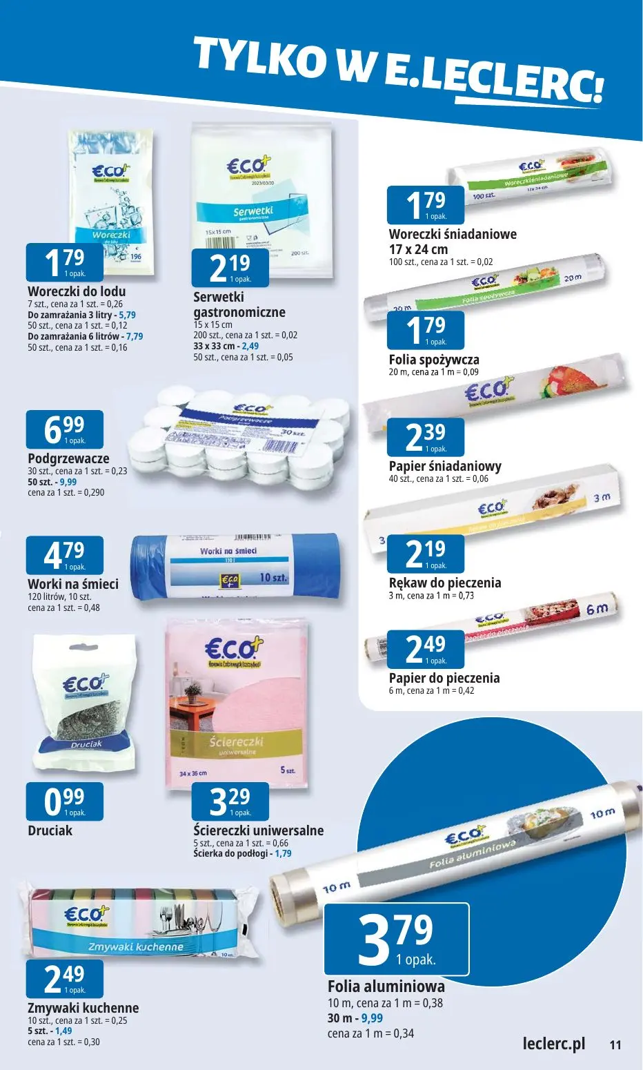 gazetka promocyjna E.Leclerc Tanio to tu! - Strona 11