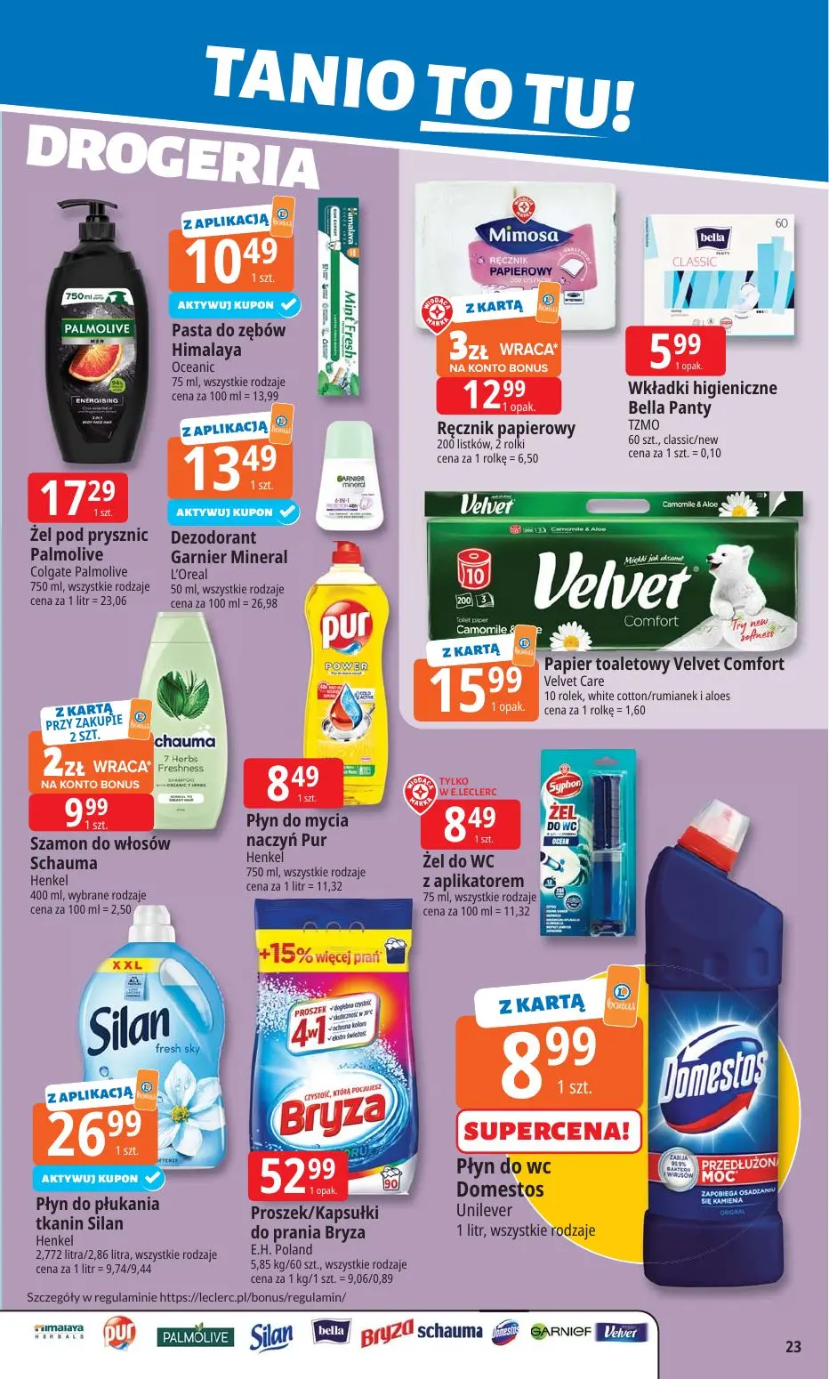 gazetka promocyjna E.Leclerc Tanio to tu! - Strona 23