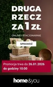 Gazetka promocyjna home&you, ważna od 2026-01-23 do 2026-01-26.