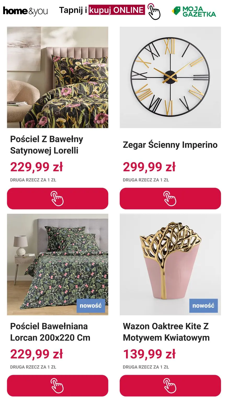gazetka promocyjna home&you 🥳 Druga rzecz 1 zł 🎇 - Strona 2