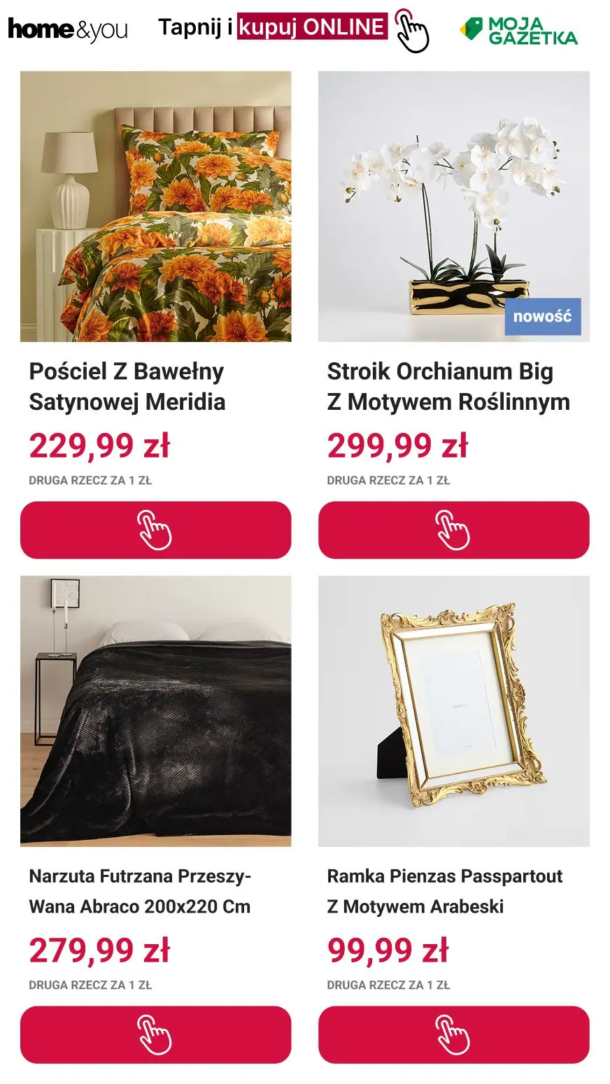 gazetka promocyjna home&you 🥳 Druga rzecz 1 zł 🎇 - Strona 5