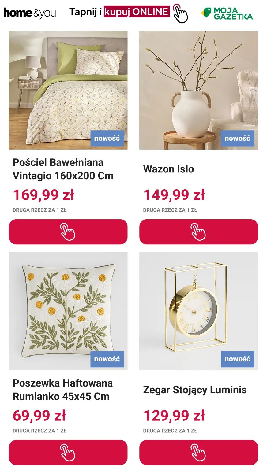 gazetka promocyjna home&you 🥳 Druga rzecz 1 zł 🎇 - Strona 8