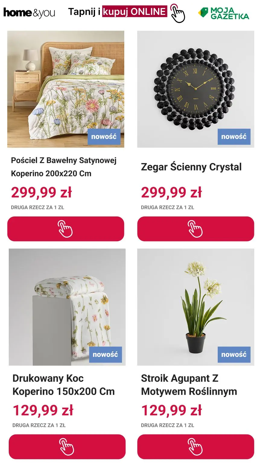 gazetka promocyjna home&you 🥳 Druga rzecz 1 zł 🎇 - Strona 11