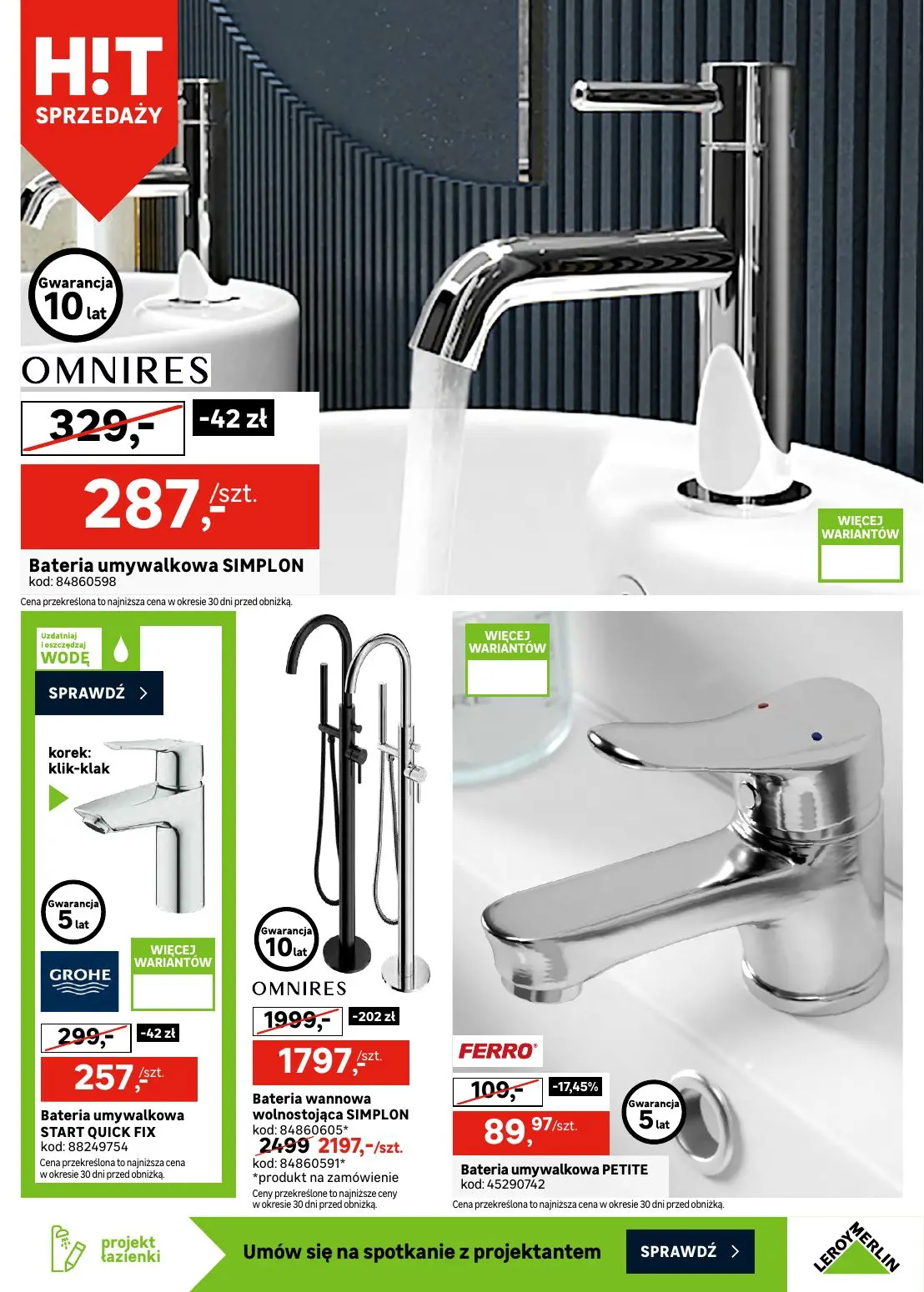 gazetka promocyjna Leroy Merlin Nowa łazienka i wiele więcej - Strona 3