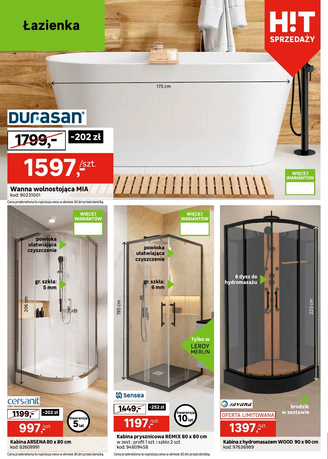 gazetka promocyjna Leroy Merlin Nowa łazienka i wiele więcej - Strona 6