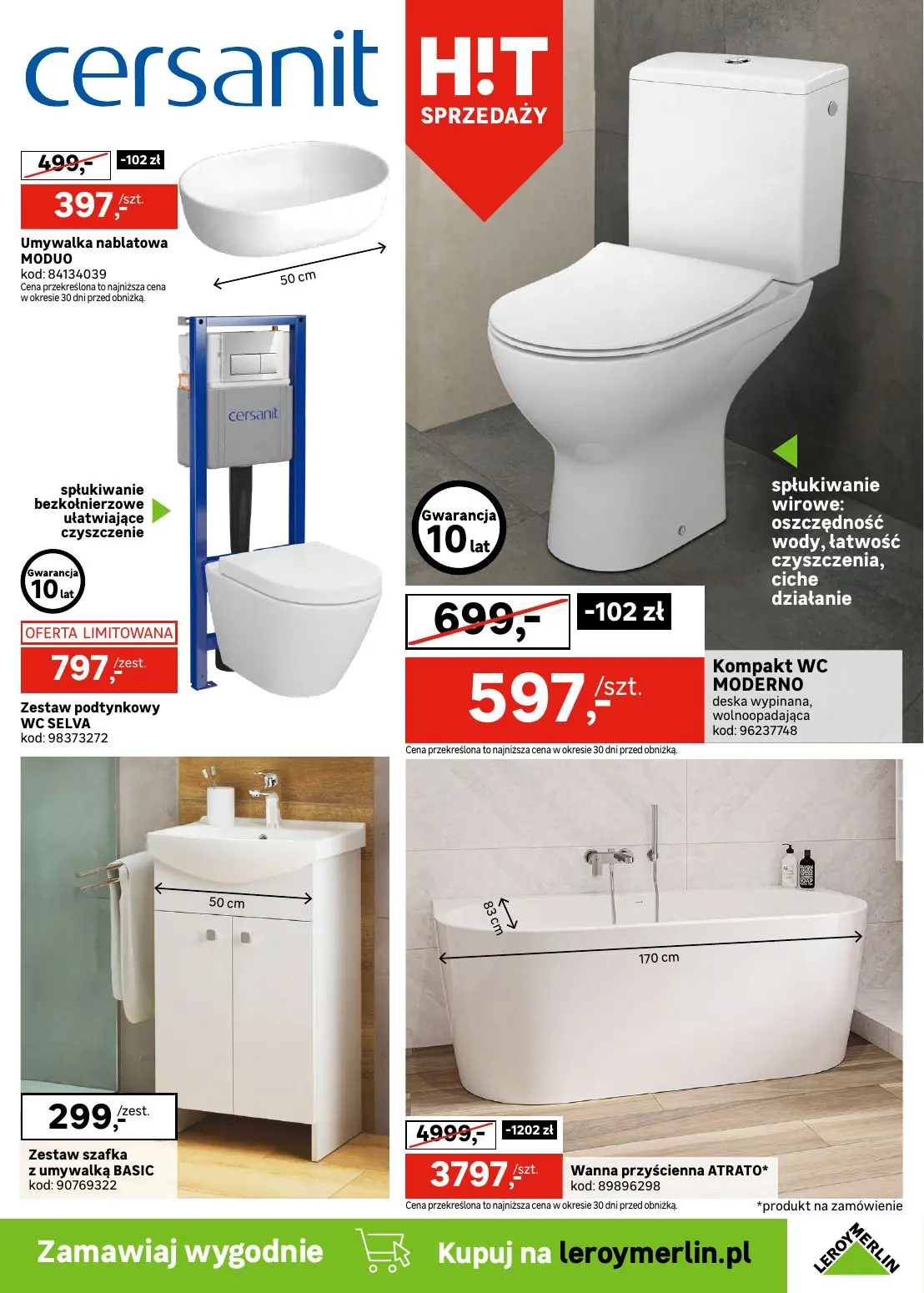 gazetka promocyjna Leroy Merlin Nowa łazienka i wiele więcej - Strona 9