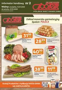 Gazetka promocyjna Społem Częstochowa, ważna od 2026-01-15 do 2026-01-27.