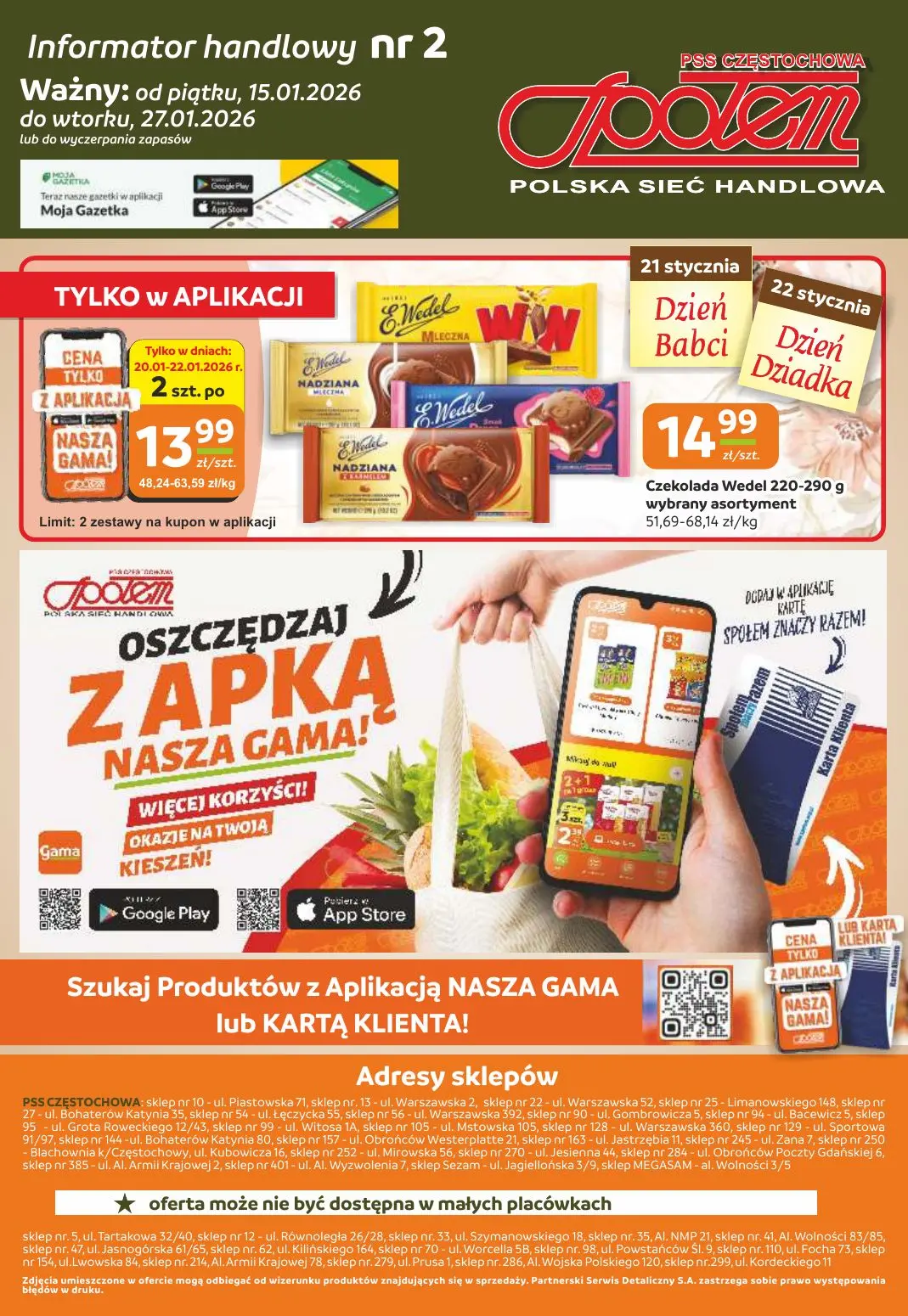 gazetka promocyjna Społem Częstochowa  - Strona 12