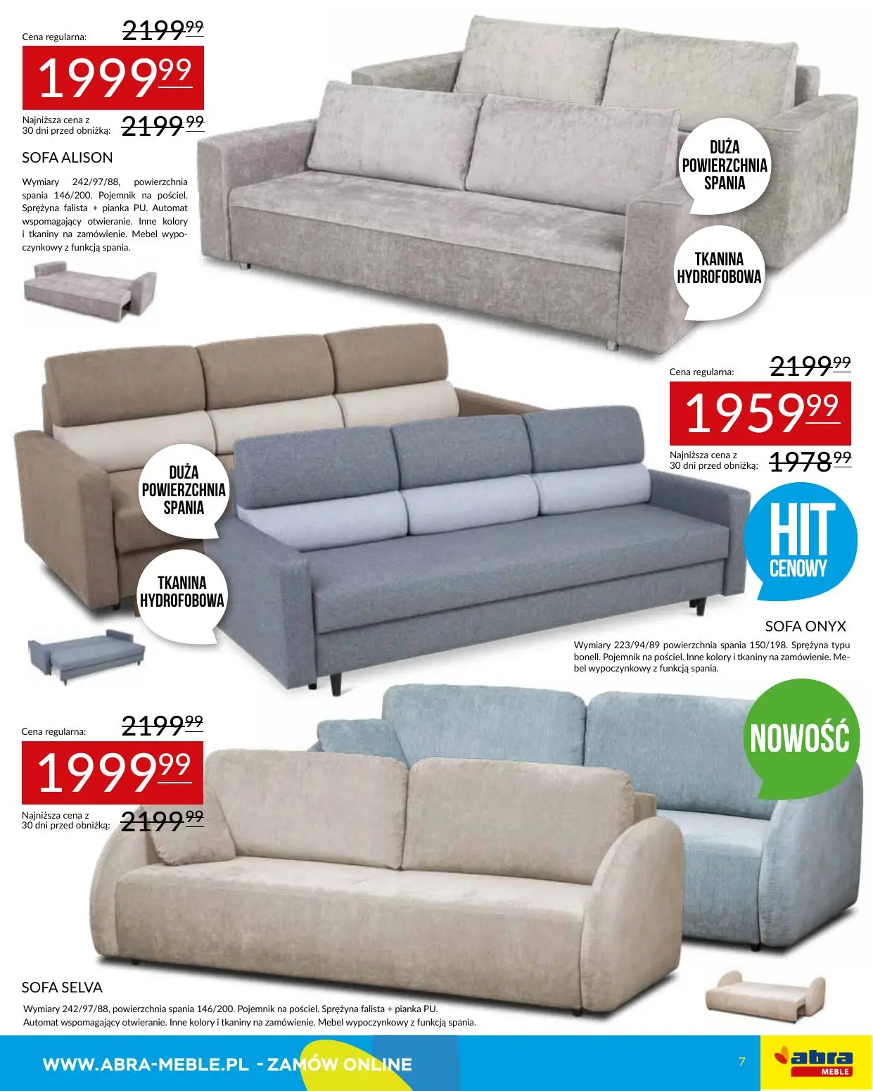 gazetka promocyjna abra meble - Strona 7