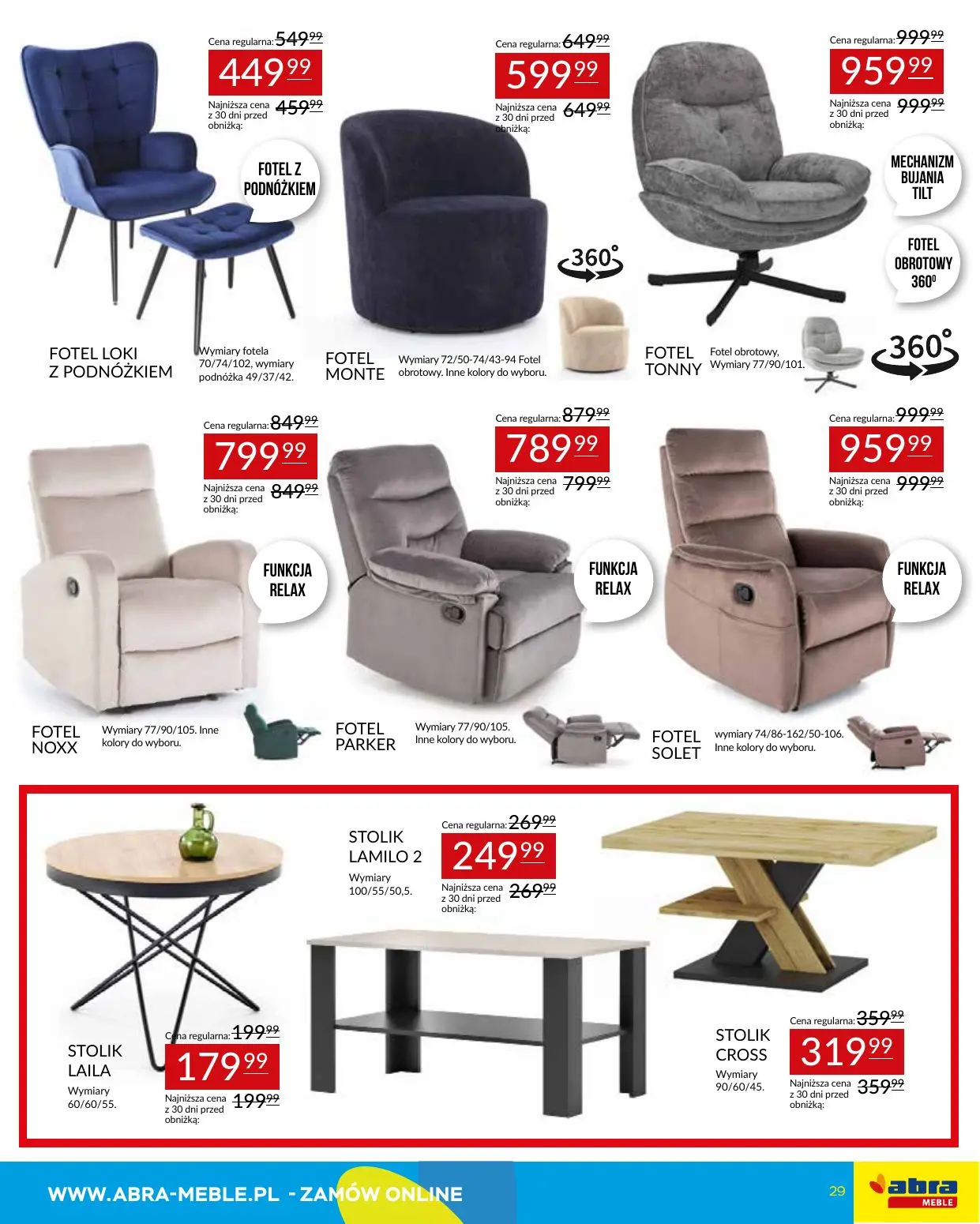 gazetka promocyjna abra meble - Strona 29
