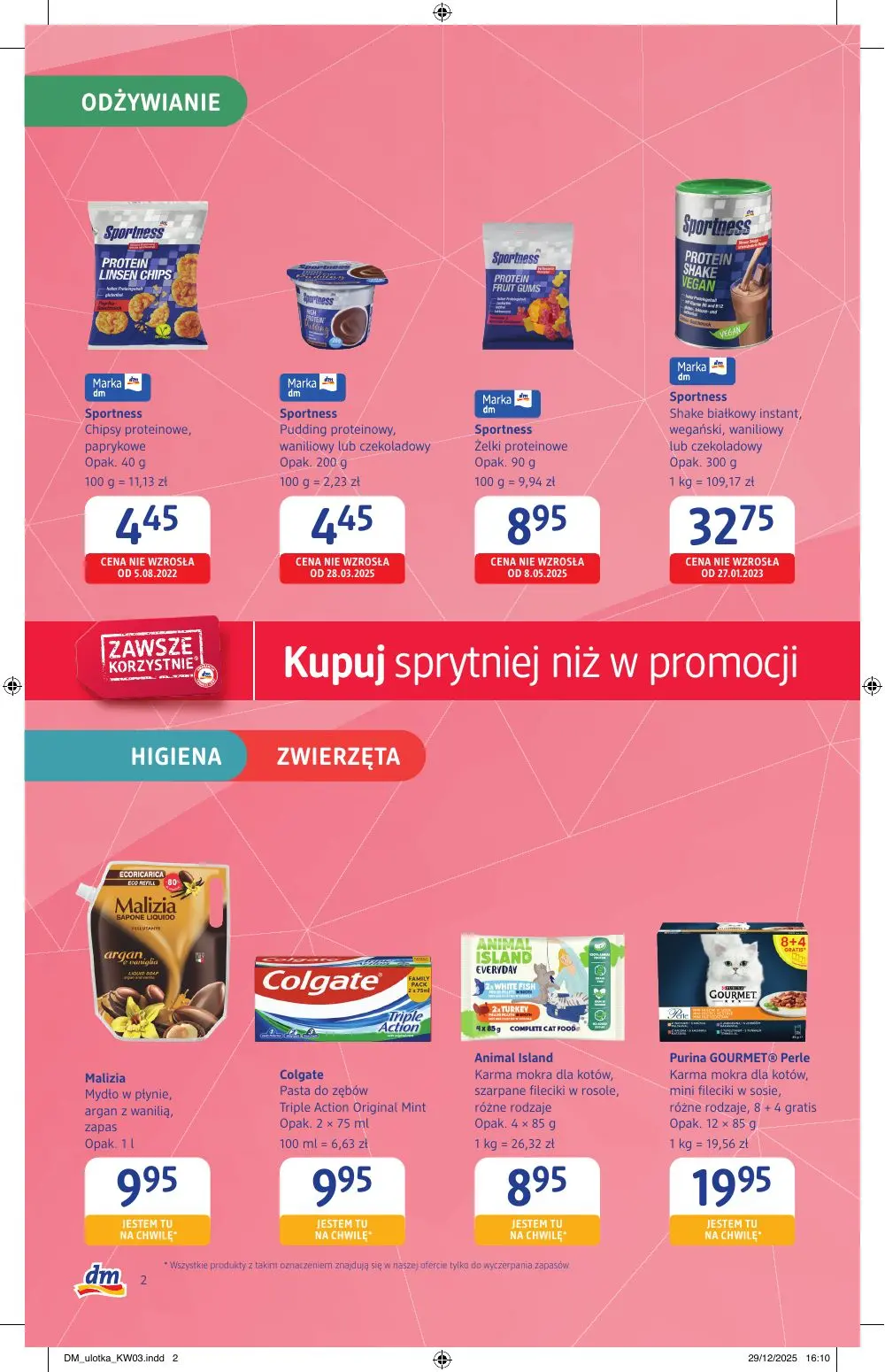 gazetka promocyjna Drogeria dm Kupuj sprytniej niż w promocji - Strona 2