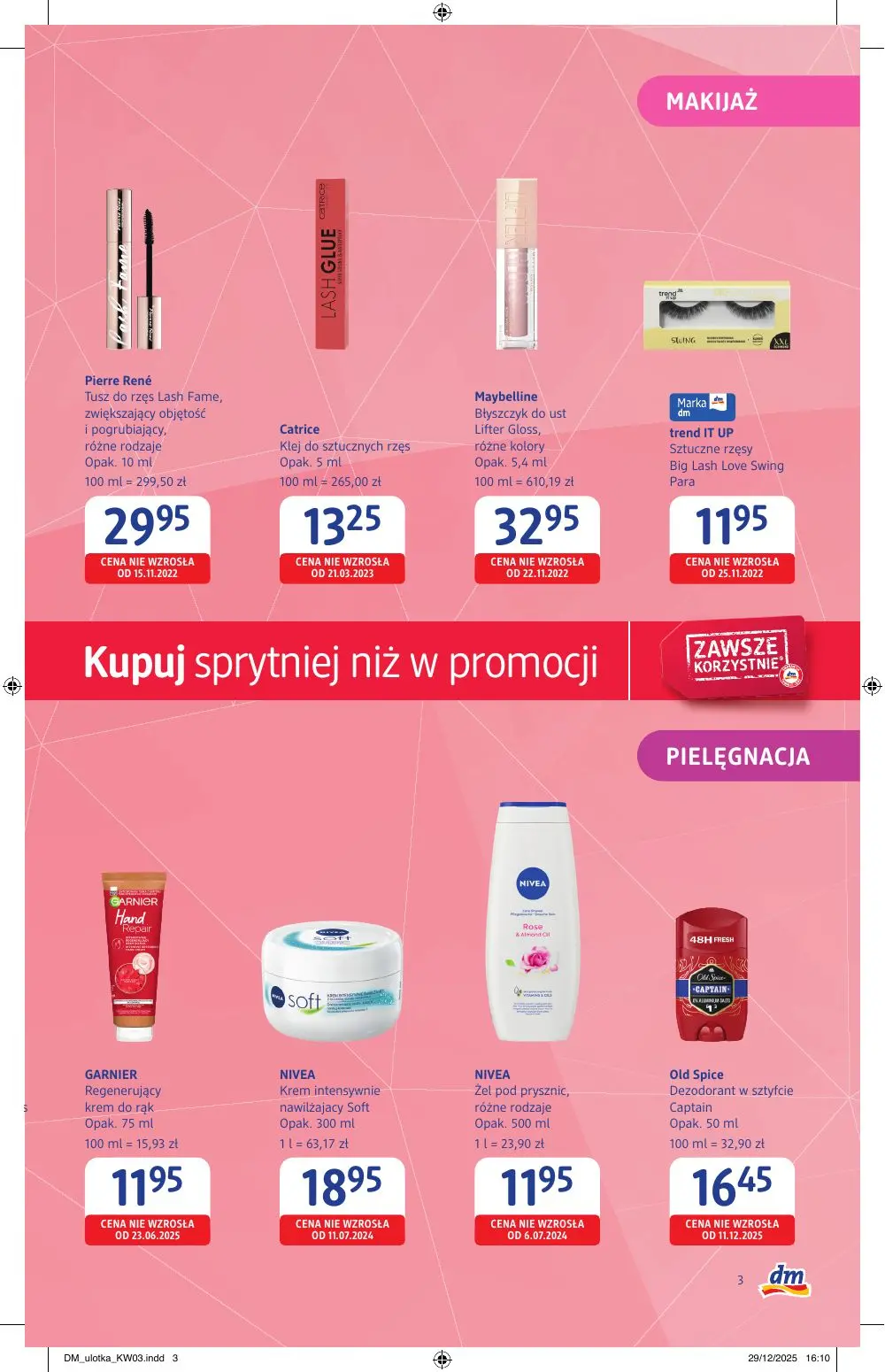 gazetka promocyjna Drogeria dm Kupuj sprytniej niż w promocji - Strona 3