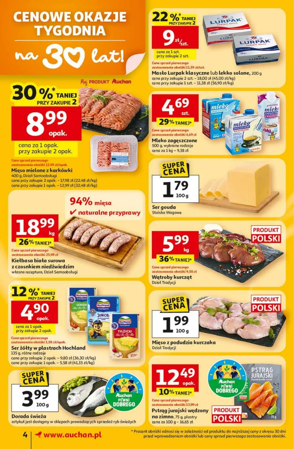gazetka promocyjna Auchan Supermarket Co zaplanuję, to kupuję - Strona 4