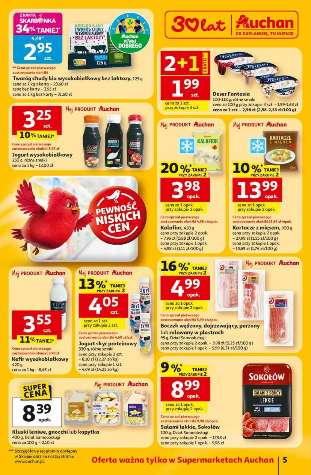 gazetka promocyjna Auchan Supermarket Co zaplanuję, to kupuję - Strona 5
