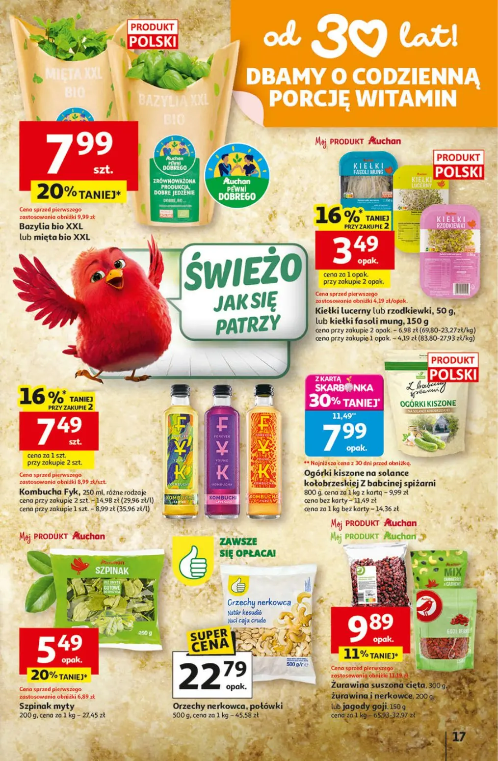 gazetka promocyjna Auchan Co zaplanuję, to kupuję - Strona 17