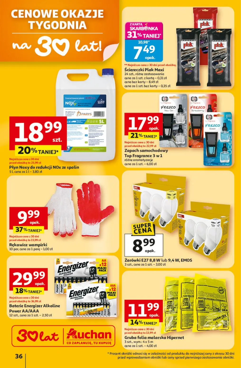 gazetka promocyjna Auchan Co zaplanuję, to kupuję - Strona 36