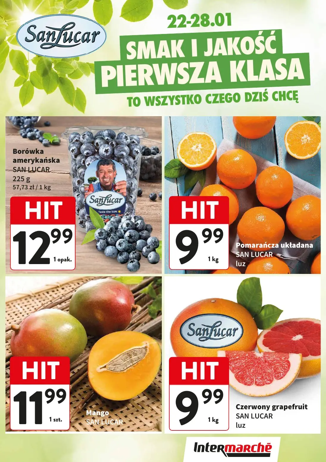 gazetka promocyjna Intermarche Smak i jakość pierwsza klasa - Strona 1