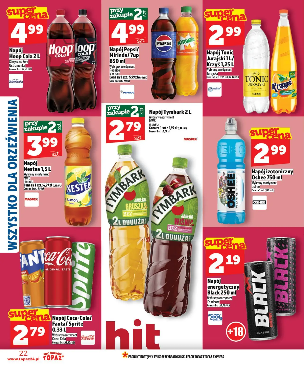 gazetka promocyjna Topaz Ceny małe - Strona 22