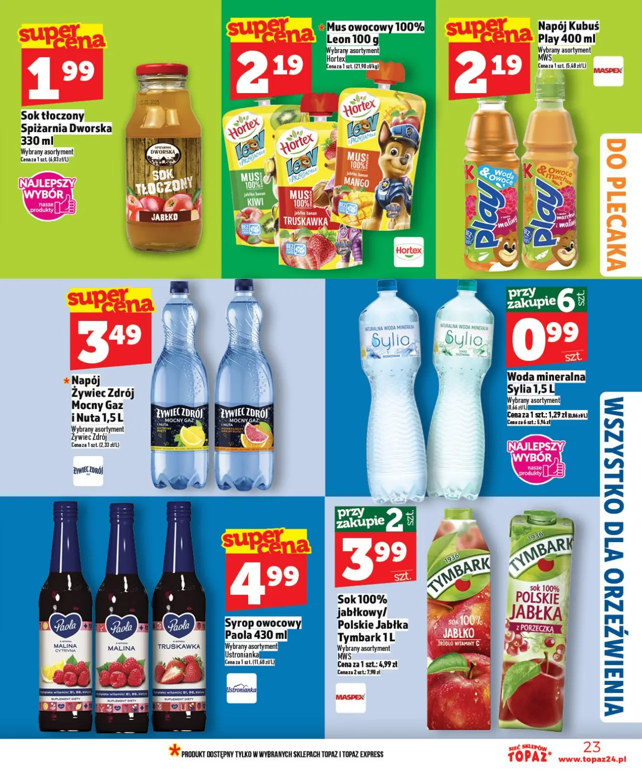 gazetka promocyjna Topaz Ceny małe - Strona 23