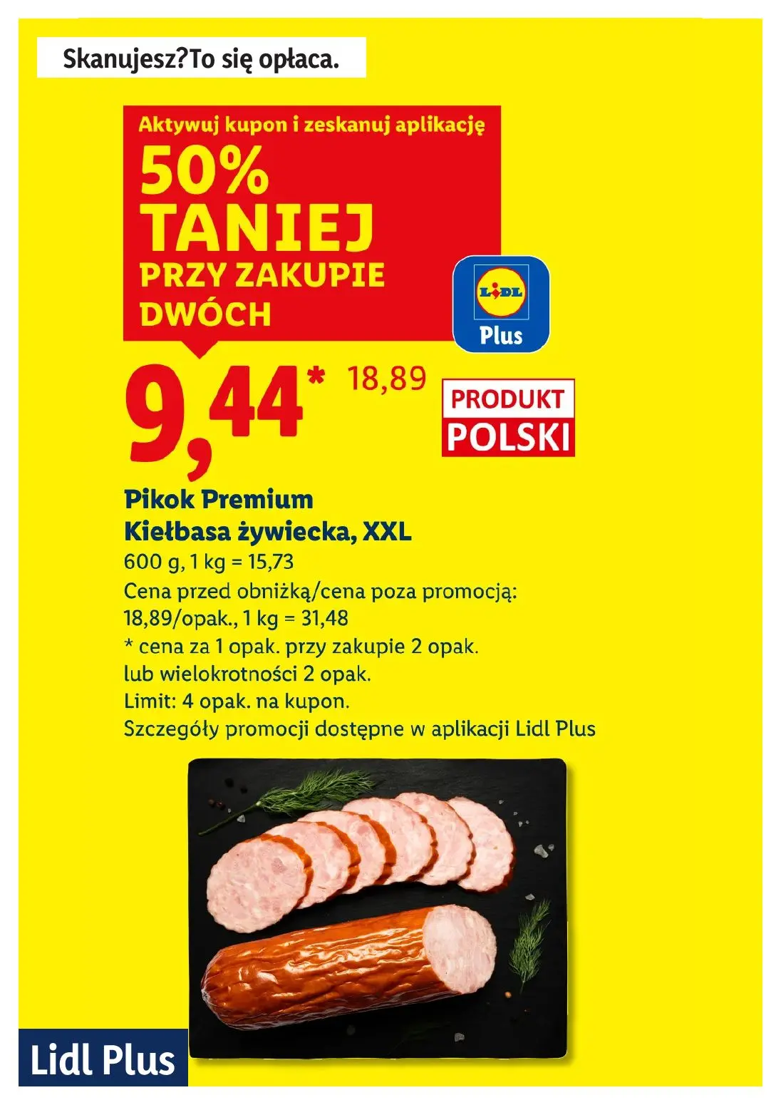 gazetka promocyjna LIDL Lidl plus. Skanujesz - To się opłaca - Strona 3