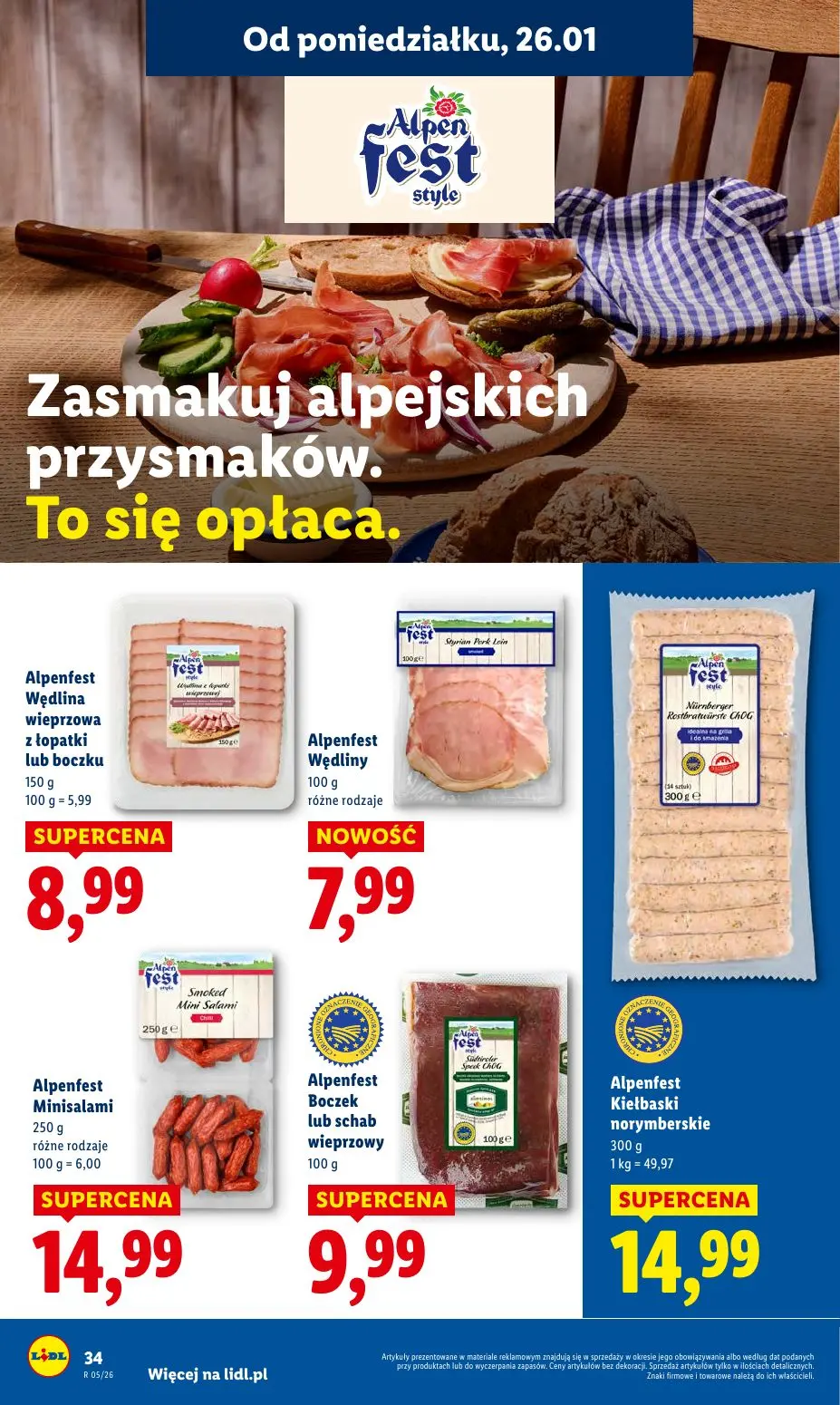gazetka promocyjna LIDL Od poniedziałku  - Strona 34