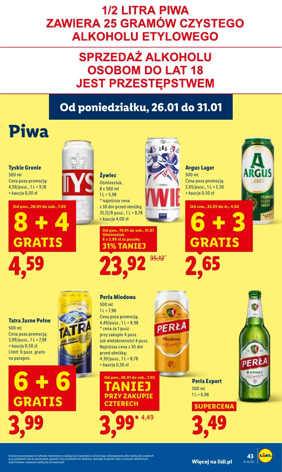 gazetka promocyjna LIDL Od poniedziałku  - Strona 43