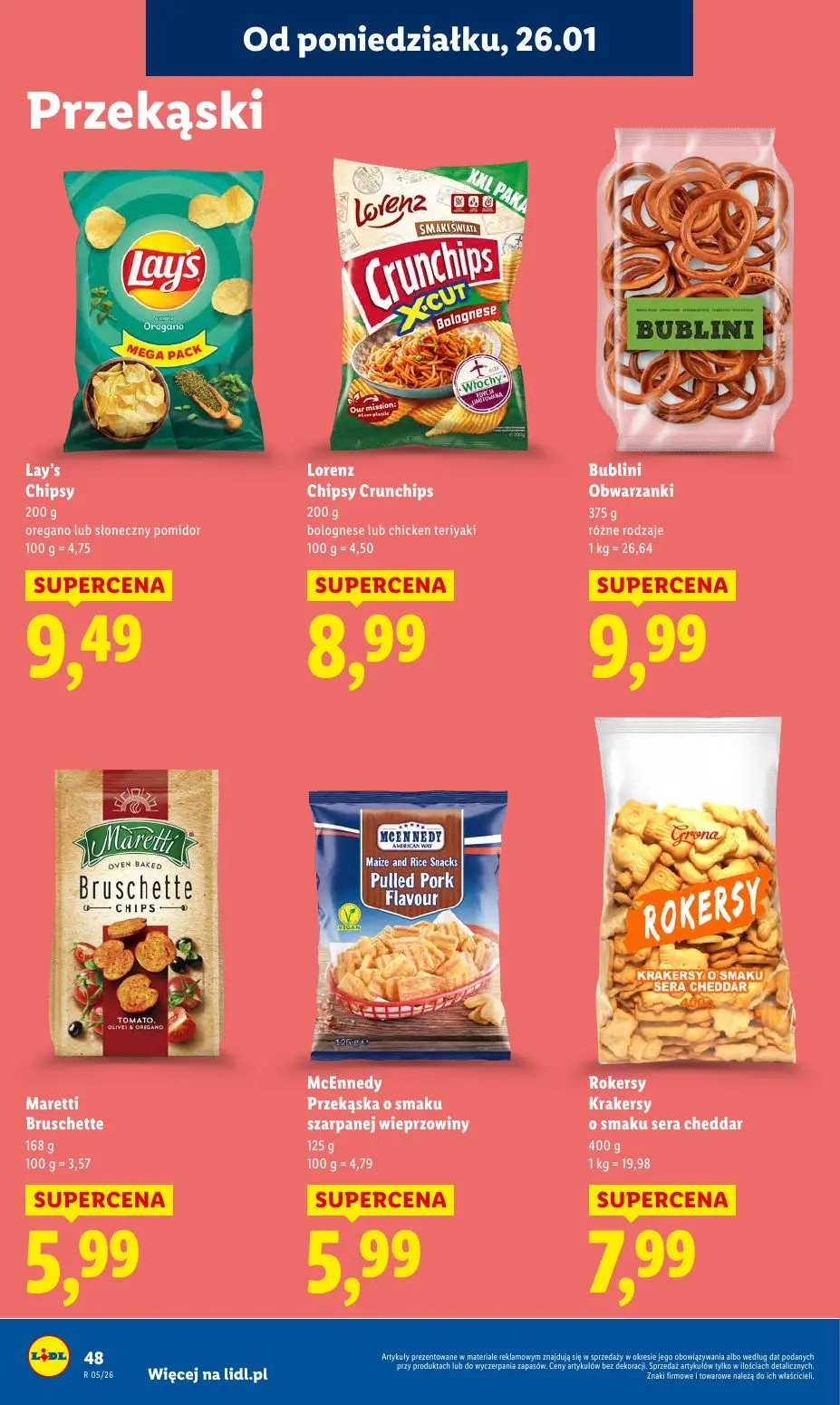 gazetka promocyjna LIDL Od poniedziałku  - Strona 48