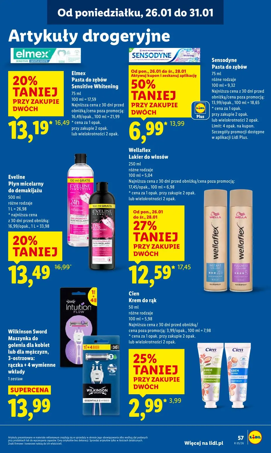 gazetka promocyjna LIDL Od poniedziałku  - Strona 57