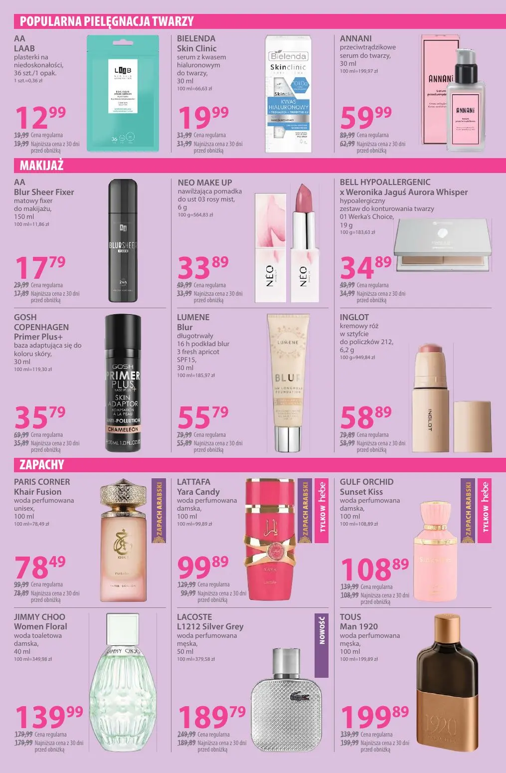 gazetka promocyjna hebe Pokochaj ceny WOW! - Strona 3