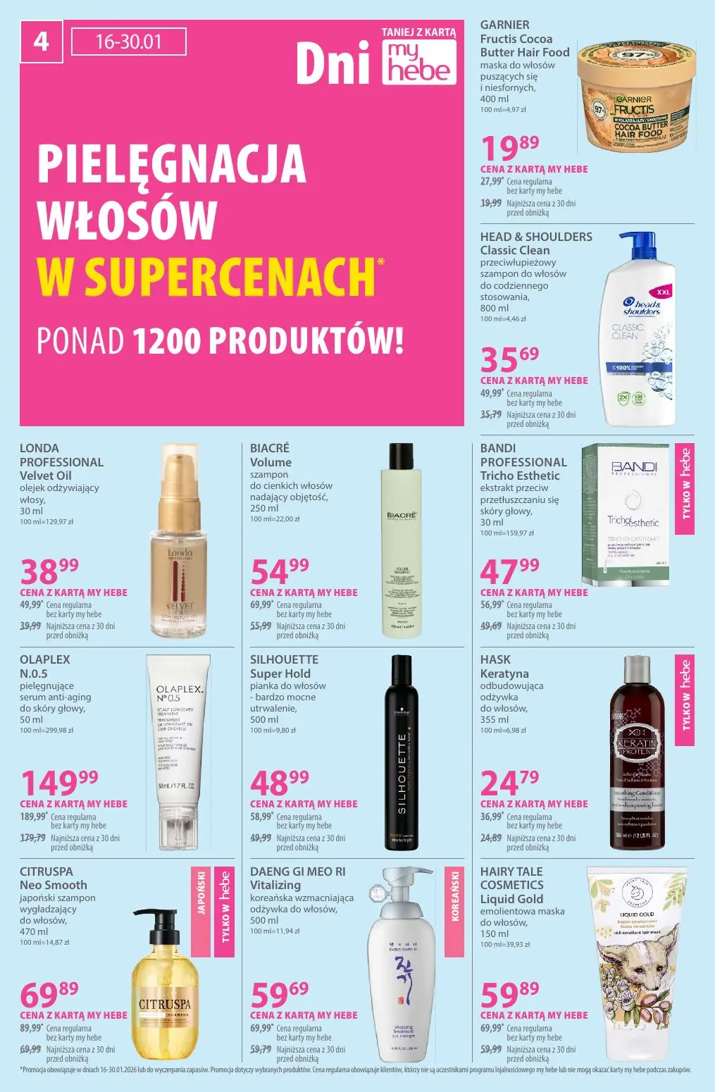gazetka promocyjna hebe Pokochaj ceny WOW! - Strona 4