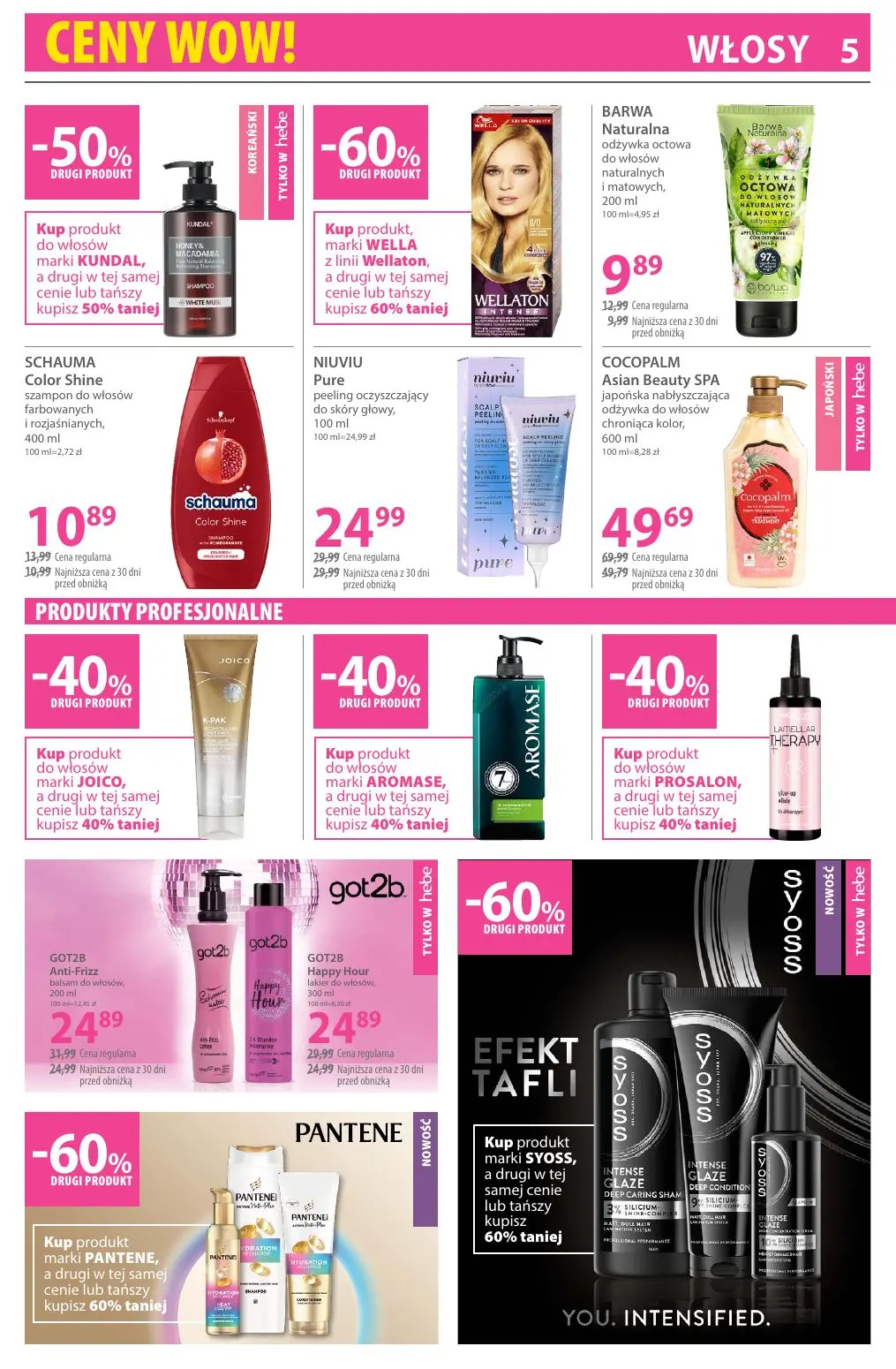 gazetka promocyjna hebe Pokochaj ceny WOW! - Strona 5