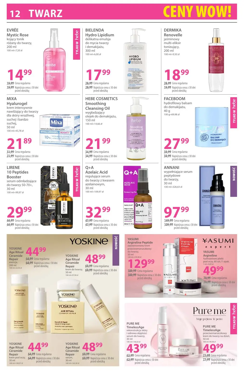 gazetka promocyjna hebe Pokochaj ceny WOW! - Strona 12