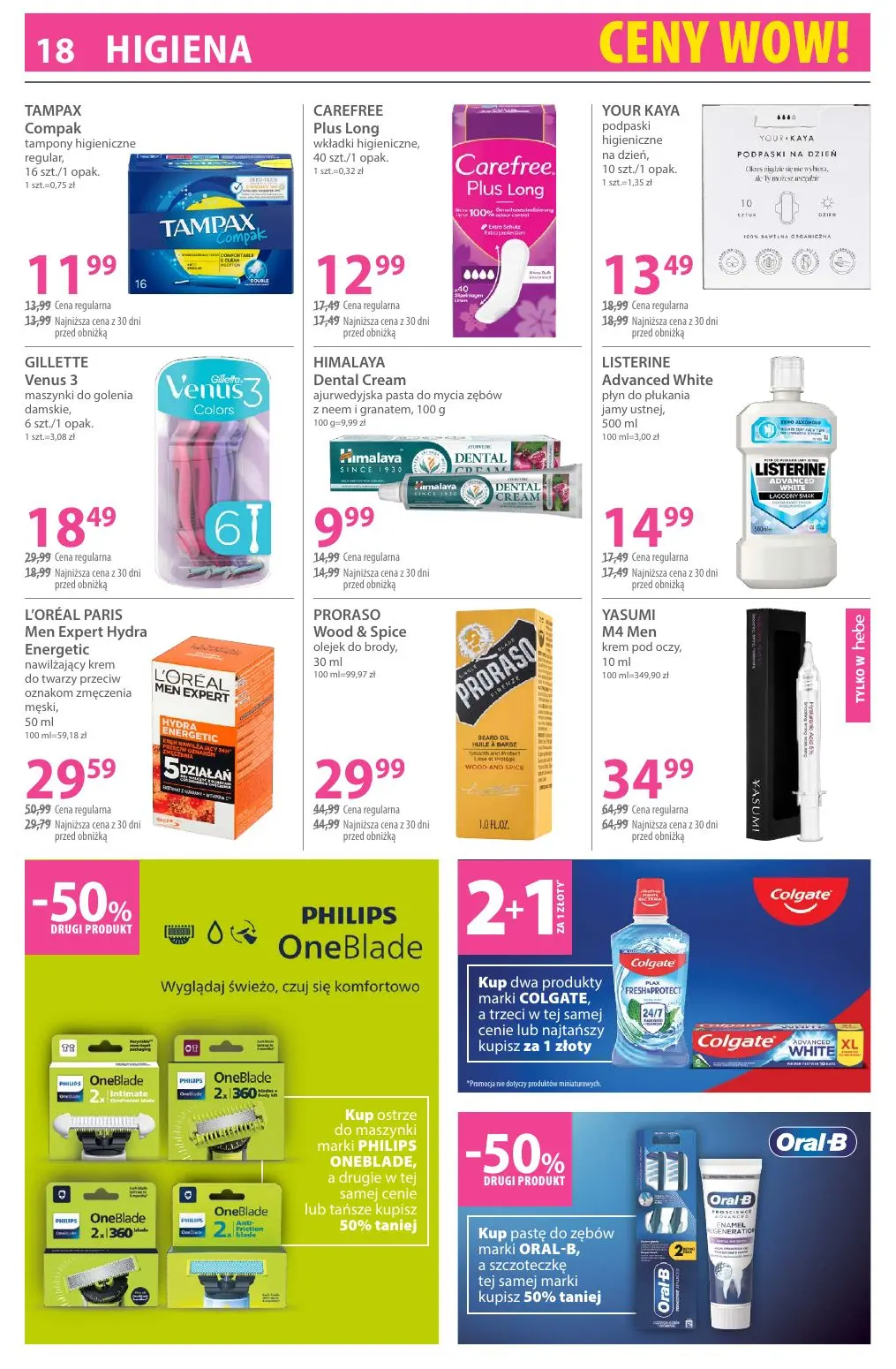gazetka promocyjna hebe Pokochaj ceny WOW! - Strona 18